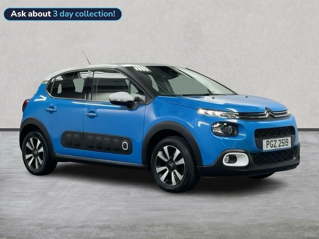 Citroen C3 1.2 Puretech Flair Plus Hatchback Manua PGZ2519 Blue