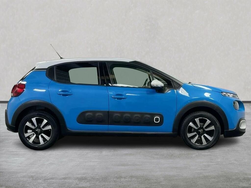 Citroen C3 1.2 Puretech Flair Plus Hatchback Manua PGZ2519 Blue #3