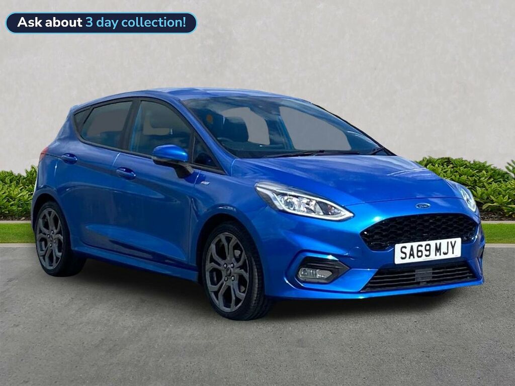 Ford Fiesta 1.0T Ecoboost Gpf St-line Hatchback Man Blue