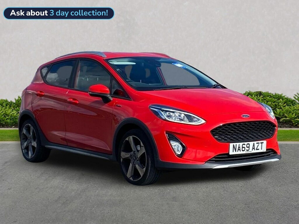 Ford Fiesta 1.0T Ecoboost Gpf Active X Hatchback Ma NA69AZT Red