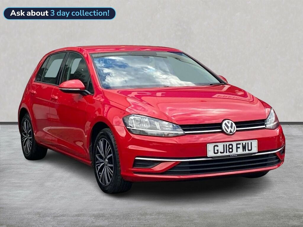 Volkswagen Golf 1.4 Tsi Se Nav Hatchback Dsg Euro 6 S GJ18FWU Red
