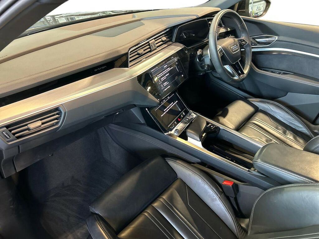 Audi Q8 e tron Q8 E-tron Launch Edition 55 Quattro White #7