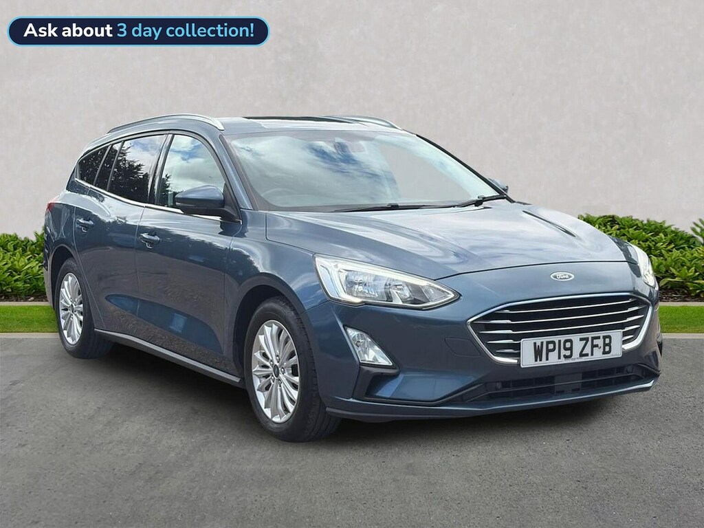 Ford Focus 1.0T Ecoboost Titanium Estate Eu Blue