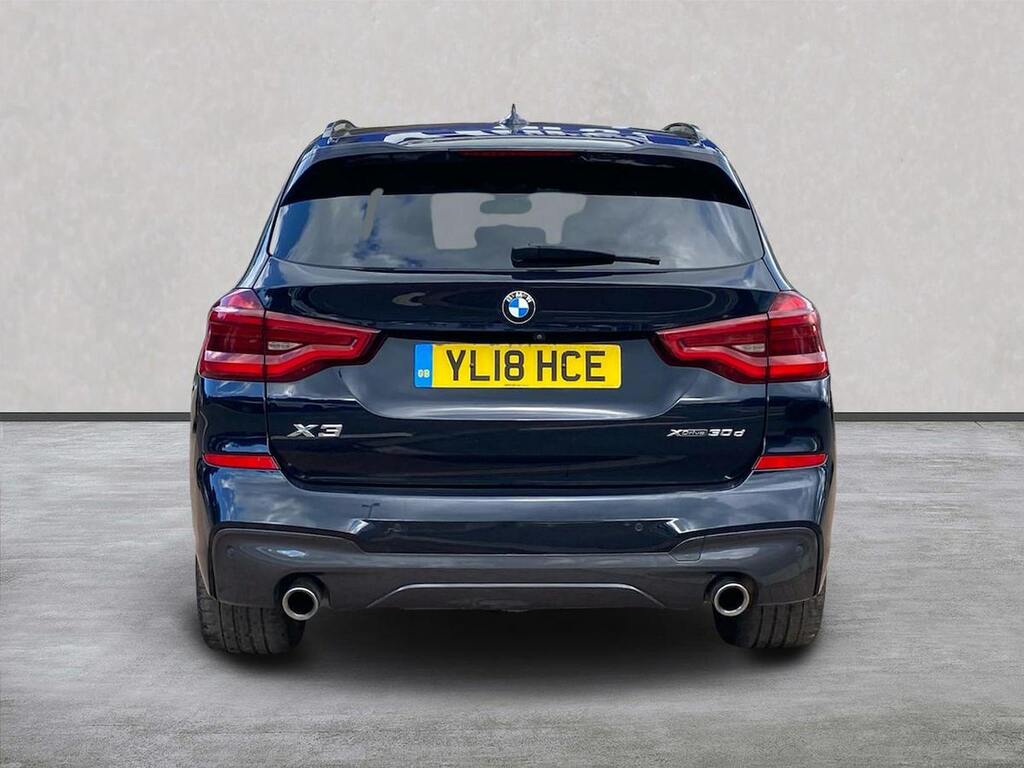 BMW X3 3.0 30D M Sport Suv Xdrive Euro 6 YL18HCE Black #4