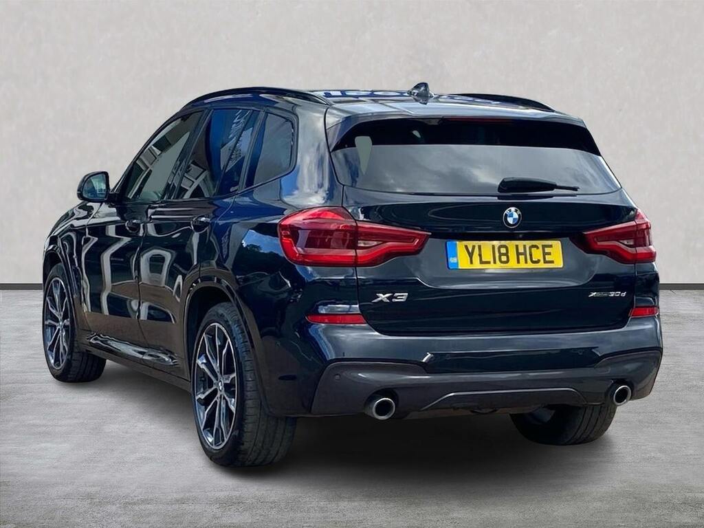 BMW X3 3.0 30D M Sport Suv Xdrive Euro 6 YL18HCE Black #2