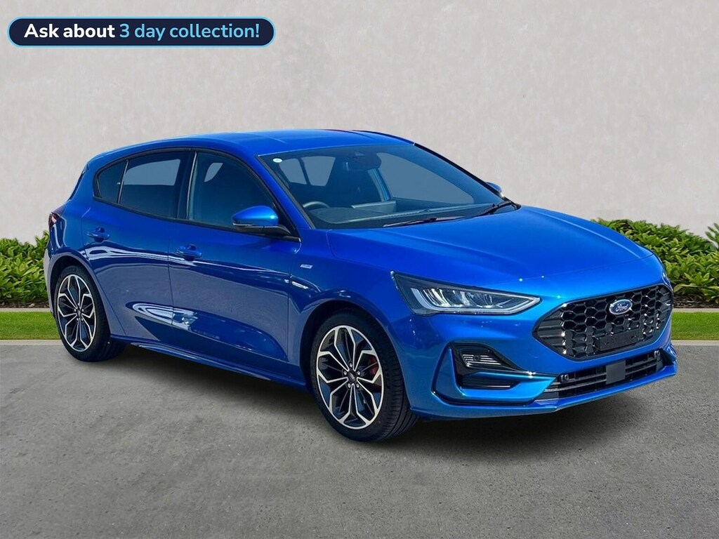Ford Focus 1.0 Ecoboost Hybrid Mhev 155 St-line X Blue