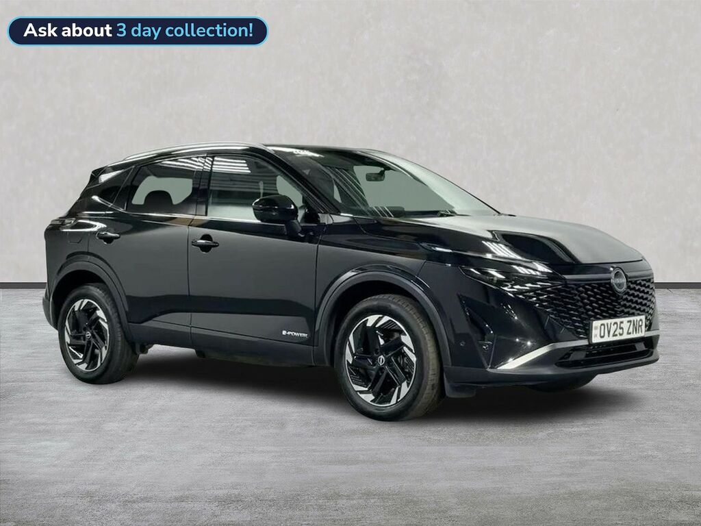 Nissan Qashqai 1.5 H E-power N-connecta Suv Hybrid Aut OV25ZNR Black