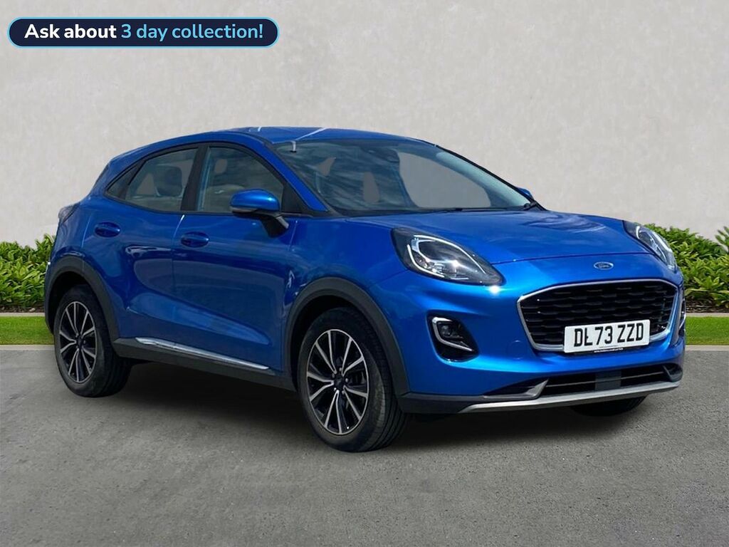 Ford Puma 1.0T Ecoboost Mhev Titanium Suv Hybrid DL73ZZD Blue
