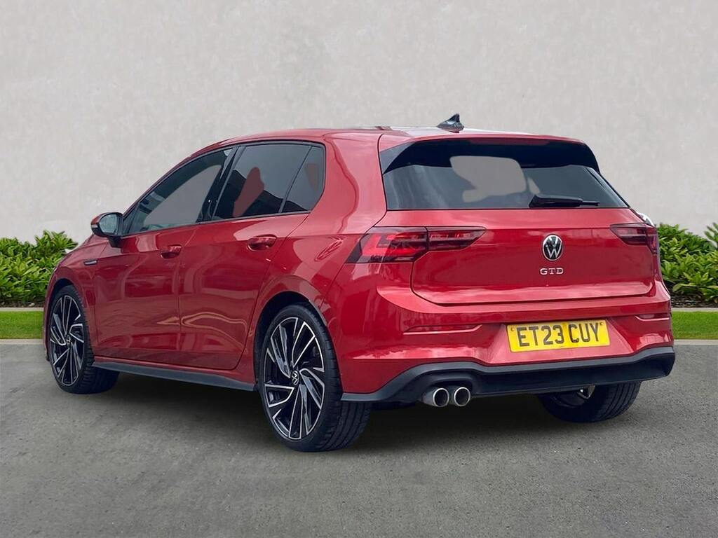 Volkswagen Golf 2.0 Tdi Gtd Hatchback Dsg Euro 6 Ss Red #2