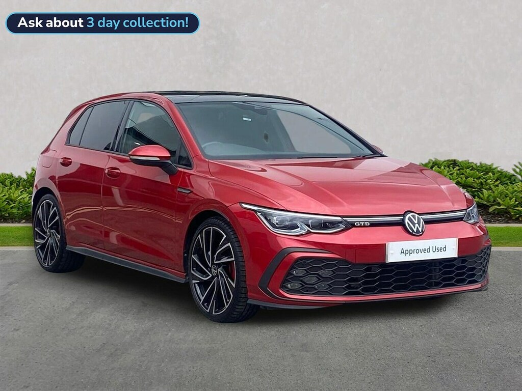 Volkswagen Golf 2.0 Tdi Gtd Hatchback Dsg Euro 6 Ss Red