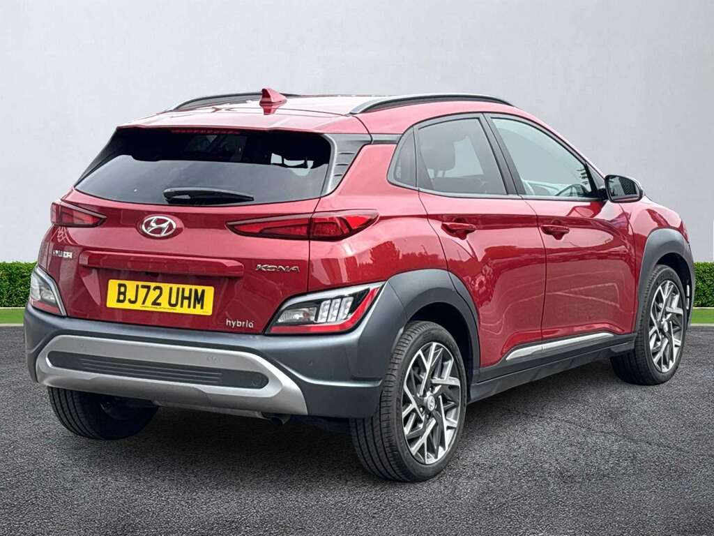 Hyundai Kona 1.6 Gdi Hybrid Premium Dct BJ72UHM Red #3