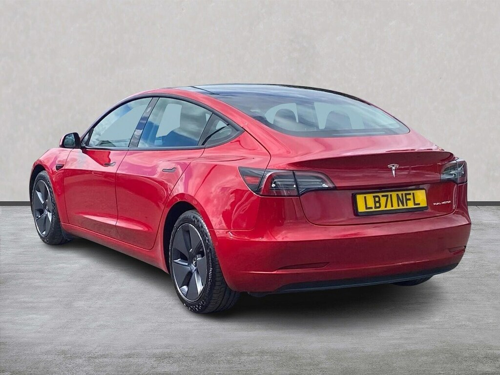 Tesla Model 3 Dual Motor Long Range Saloon 4 LB71NFL Red #2