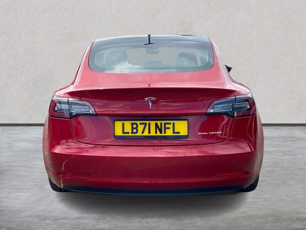 Tesla Model 3 Dual Motor Long Range Saloon 4 LB71NFL Red #4