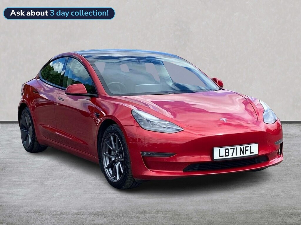 Tesla Model 3 Dual Motor Long Range Saloon 4 Red