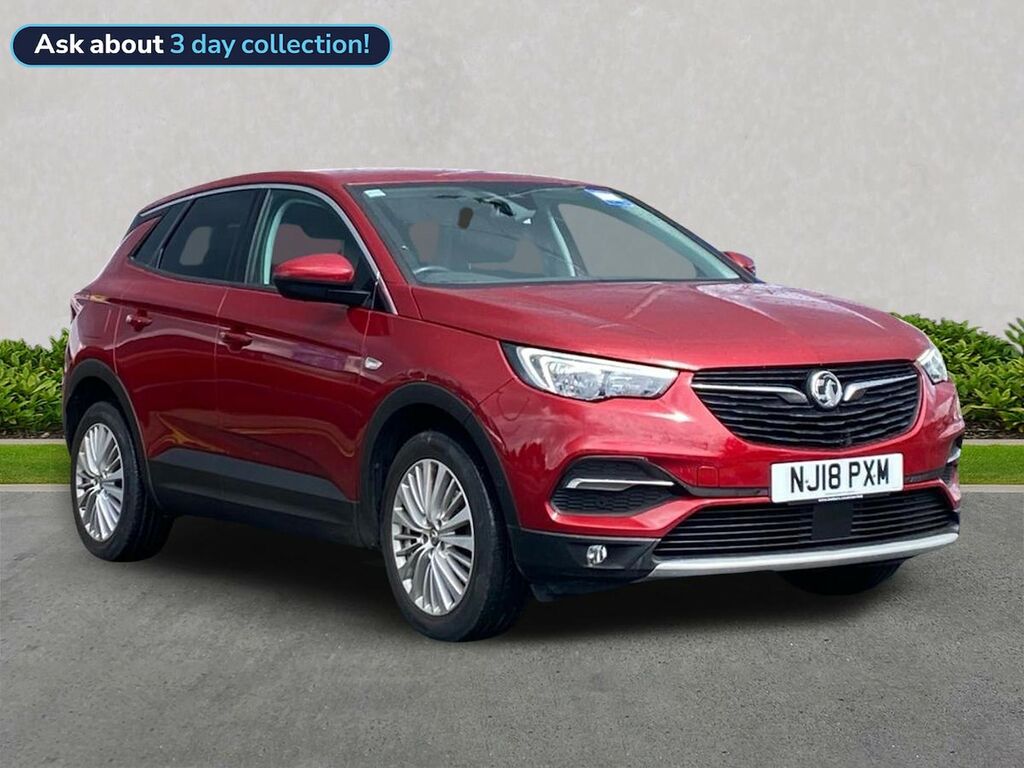 Vauxhall Grandland X 1.2 Turbo Sport Nav Suv Euro 6 Red