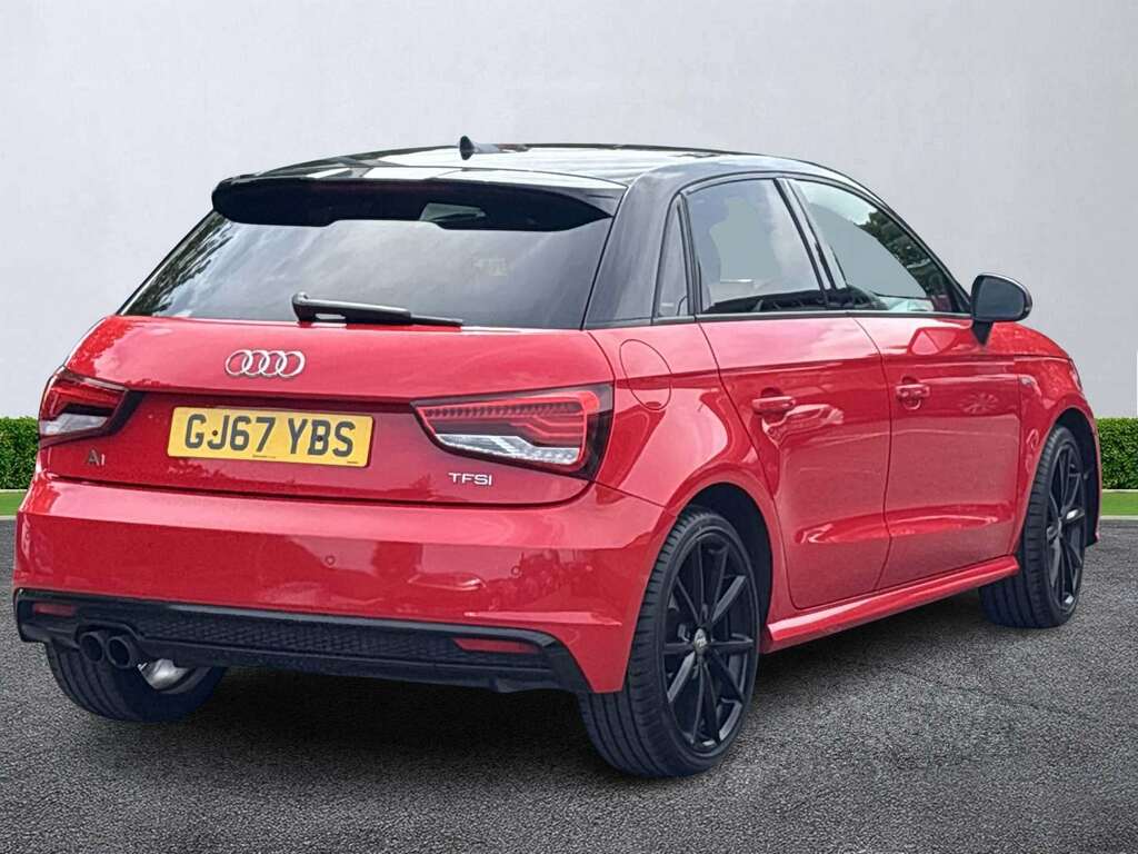 Audi A1 1.4 Tfsi 150 Black Edition S Tronic GJ67YBS Red #3