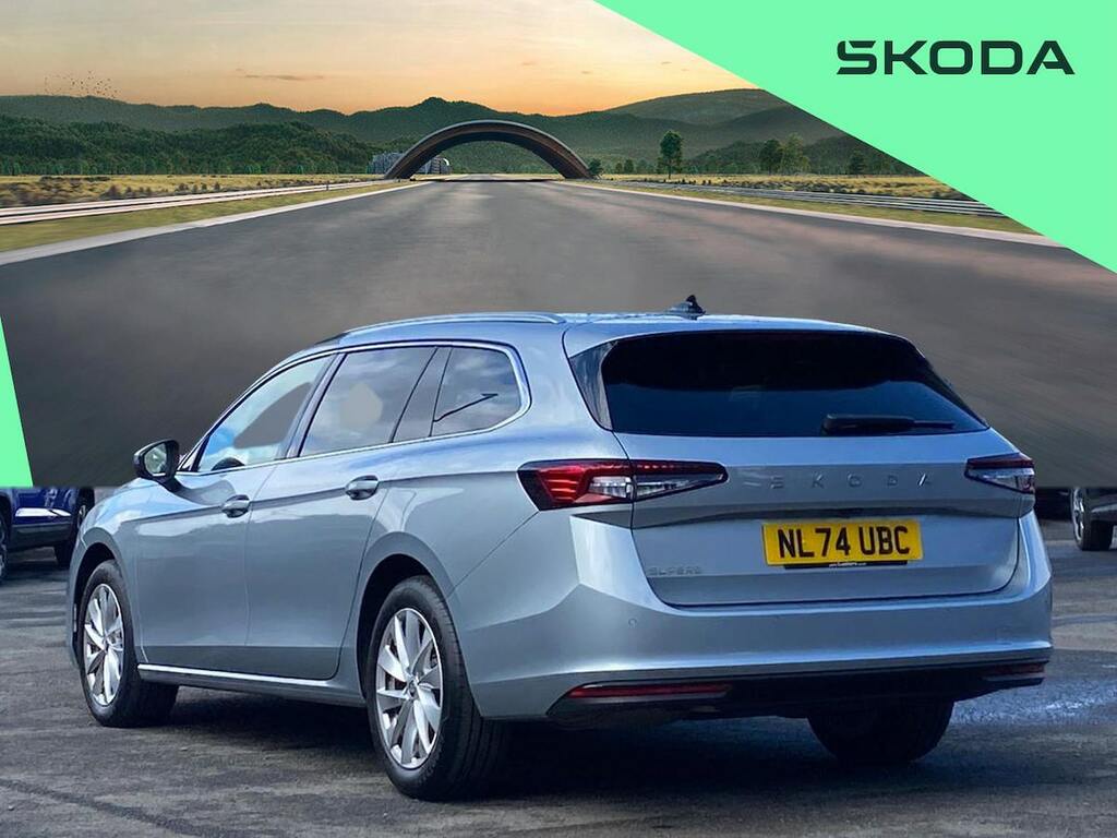 Skoda Superb 1.5 Tsi E-tec Mhev Se Technology Estate NL74UBC Silver #2