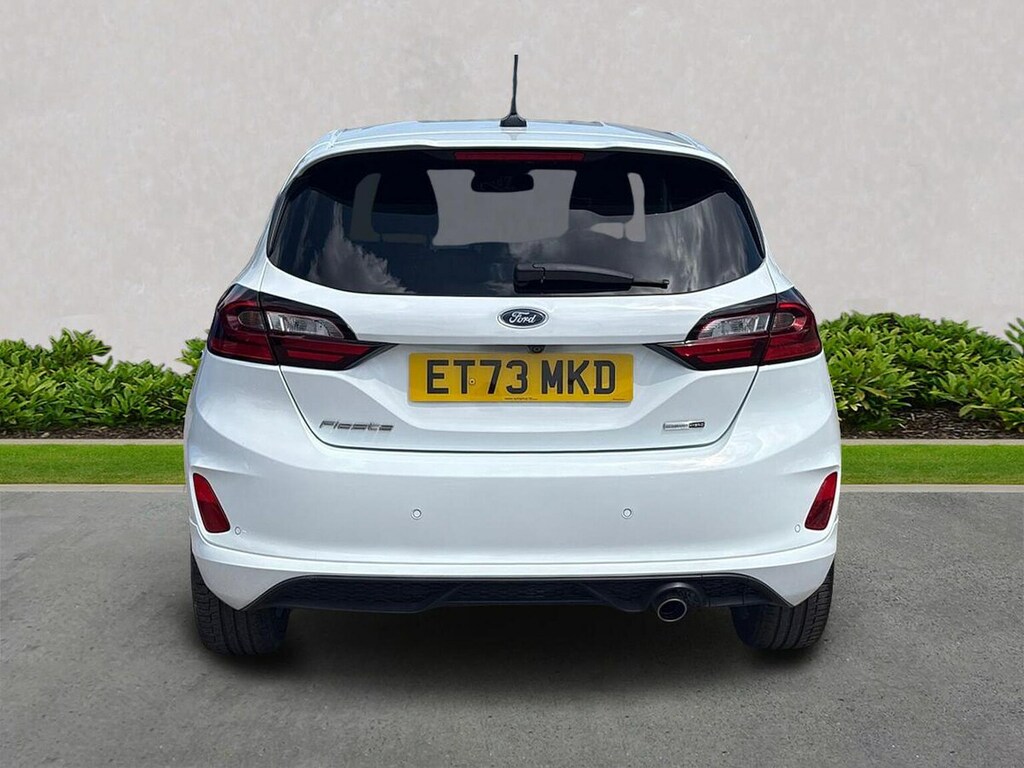 Ford Fiesta 1.0T Ecoboost Mhev St-line X Edition Hatchback ET73MKD White #4