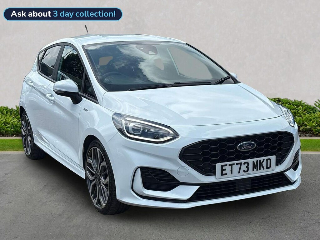 Ford Fiesta 1.0T Ecoboost Mhev St-line X Edition Hatchback ET73MKD White