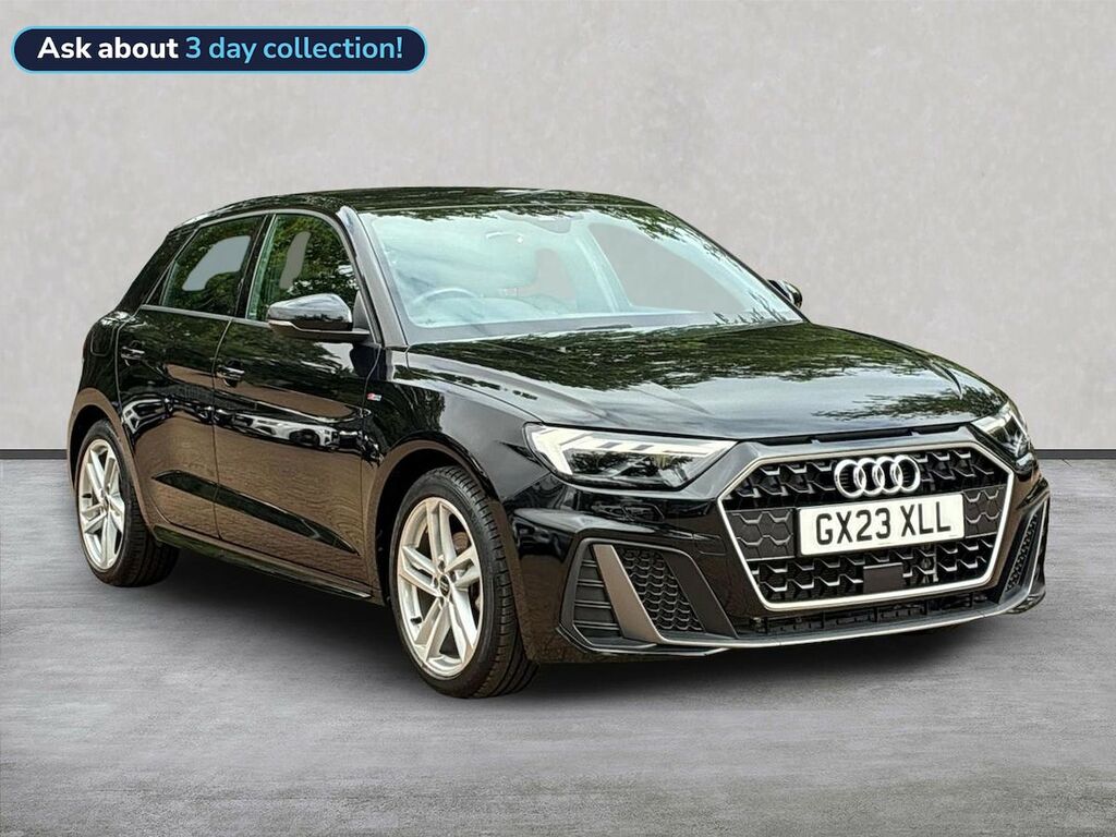 Audi A1 1.0 Tfsi 30 S Line Sportback Eur GX23XLL Black