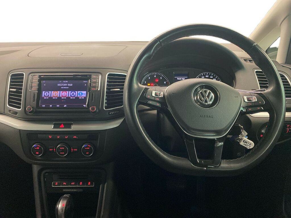 Volkswagen Sharan Se Navigation Tdi Dsg White #9