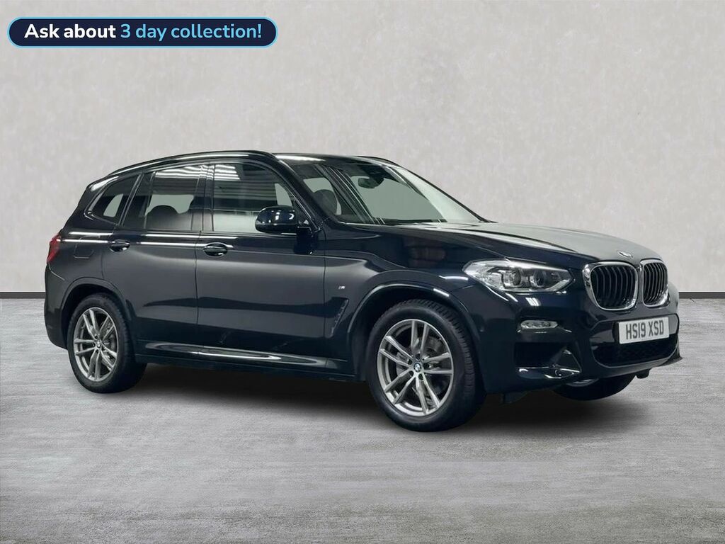 BMW X3 2.0 20D M Sport Suv Xdrive Euro 6 HS19XSD Black