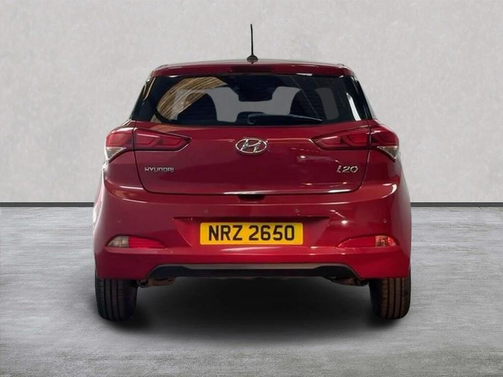 Hyundai I20 1.2 Se Hatchback Euro 6 84 Ps NRZ2650 Red #4
