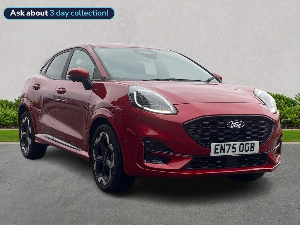 Ford Puma 1.0 Ecoboost Hybrid Mhev St-line X Red