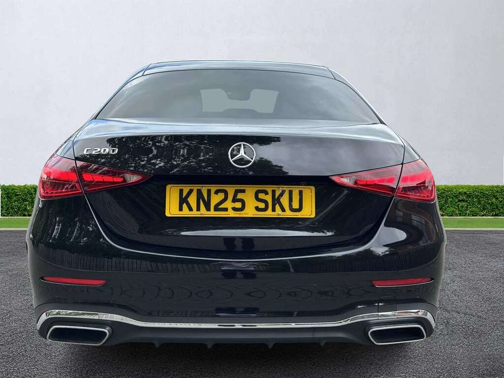 Mercedes-Benz C Class C200 Amg Line 9G-tronic Black #4
