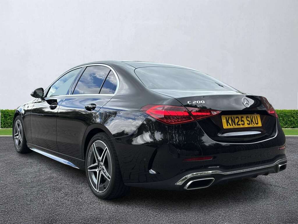 Mercedes-Benz C Class C200 Amg Line 9G-tronic Black #2