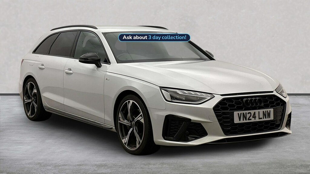 Audi A4 Avant 2.0 Tfsi 40 Black Edition Estate S Tron White