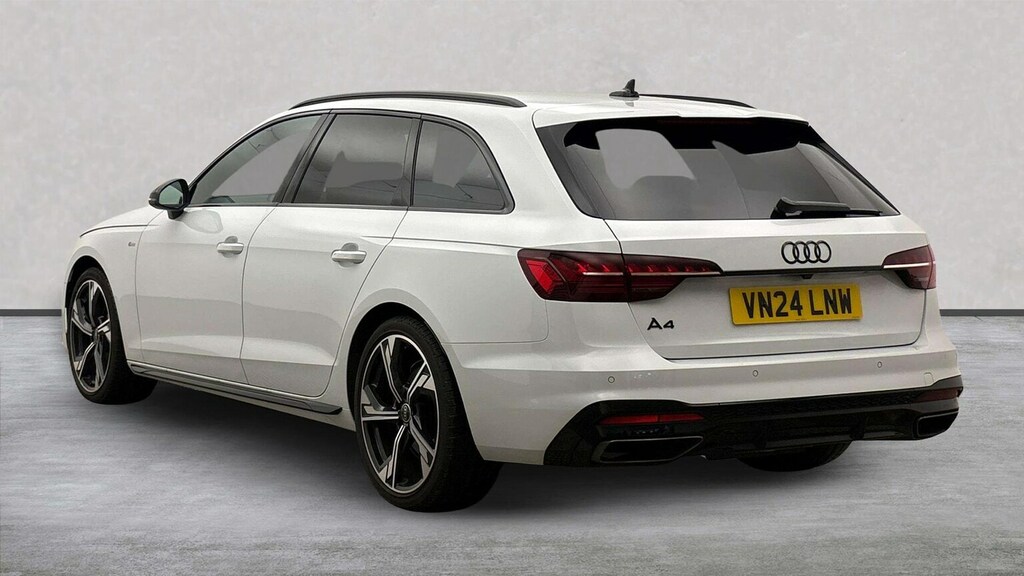 Audi A4 Avant 2.0 Tfsi 40 Black Edition Estate S Tron White #2