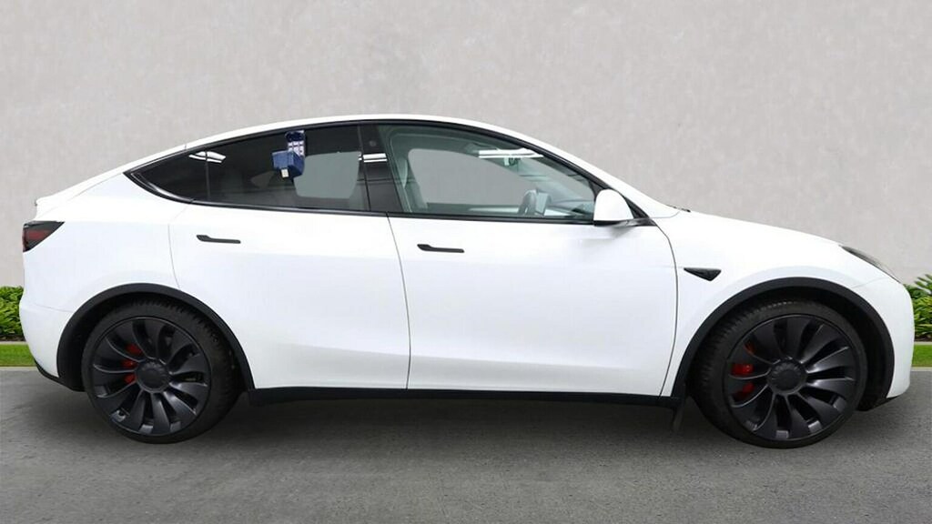 Tesla Model Y Dual Motor Performance Suv 4Wd White #5