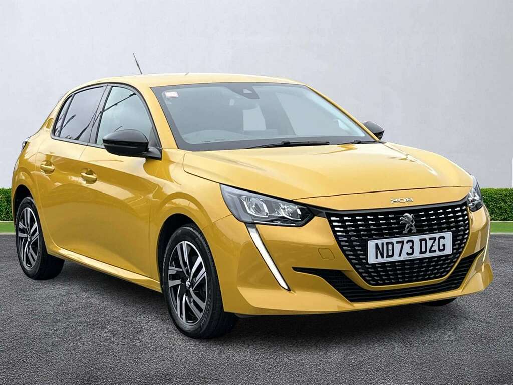 Peugeot 208 1.2 Puretech 100 Allure Premium Eat8 ND73DZG Yellow