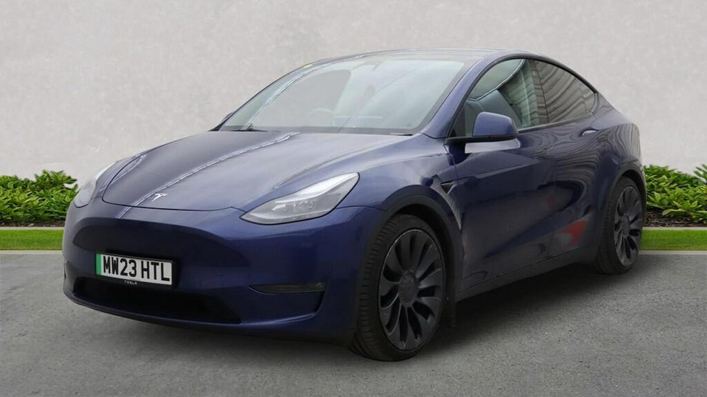 Tesla Model Y Dual Motor Performance Suv 4Wd Blue #2
