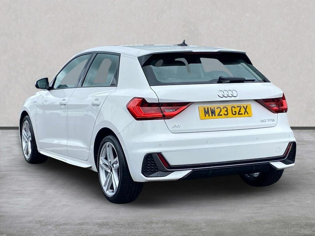 Audi A1 1.0 Tfsi 30 S Line Sportback Eur MW23GZX White #2