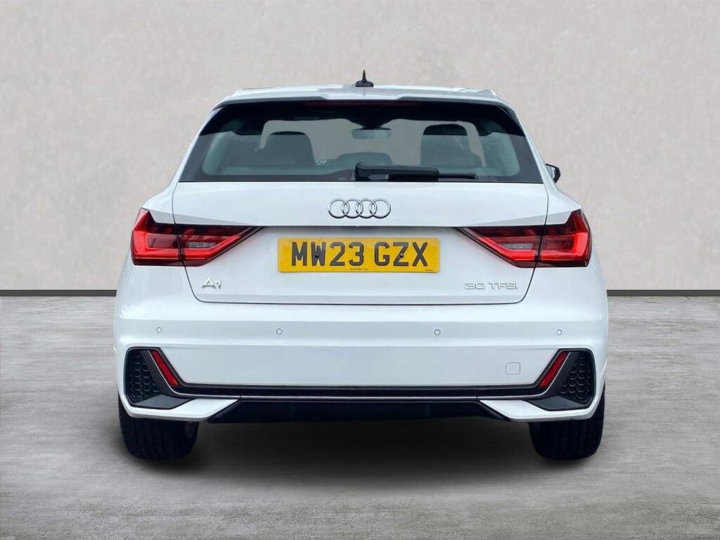 Audi A1 1.0 Tfsi 30 S Line Sportback Eur MW23GZX White #4
