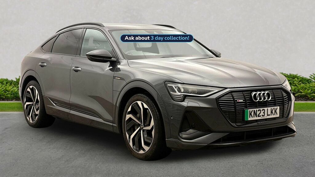 Audi E-tron 55 Black Edition Sportback Quatt Grey