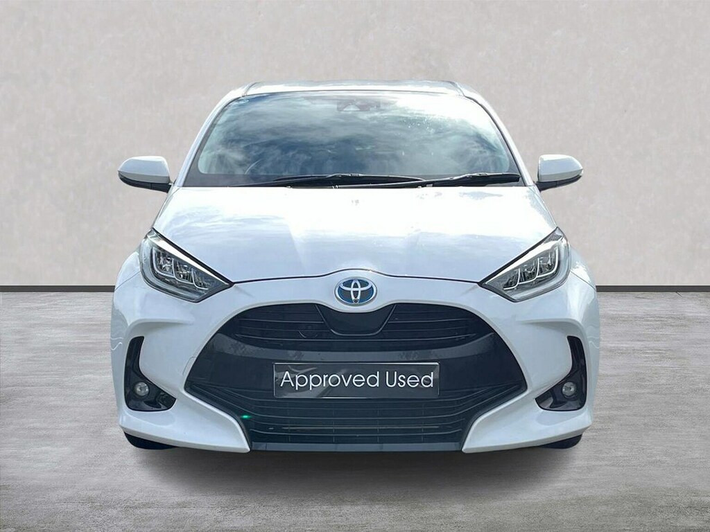 Toyota Yaris 1.5 Vvt-h Design Hatchback Hybrid E-cvt VRZ3203 White #5