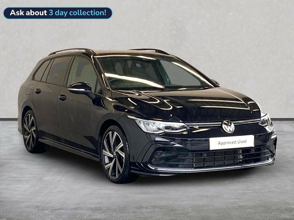 Volkswagen Golf 1.5 Etsi Mhev R-line Estate Hybrid Dsg Black