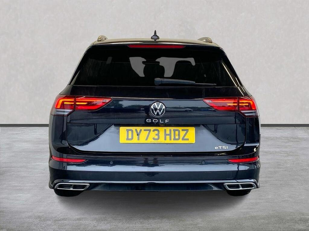 Volkswagen Golf 1.5 Etsi Mhev R-line Estate Hybrid Dsg Black #4