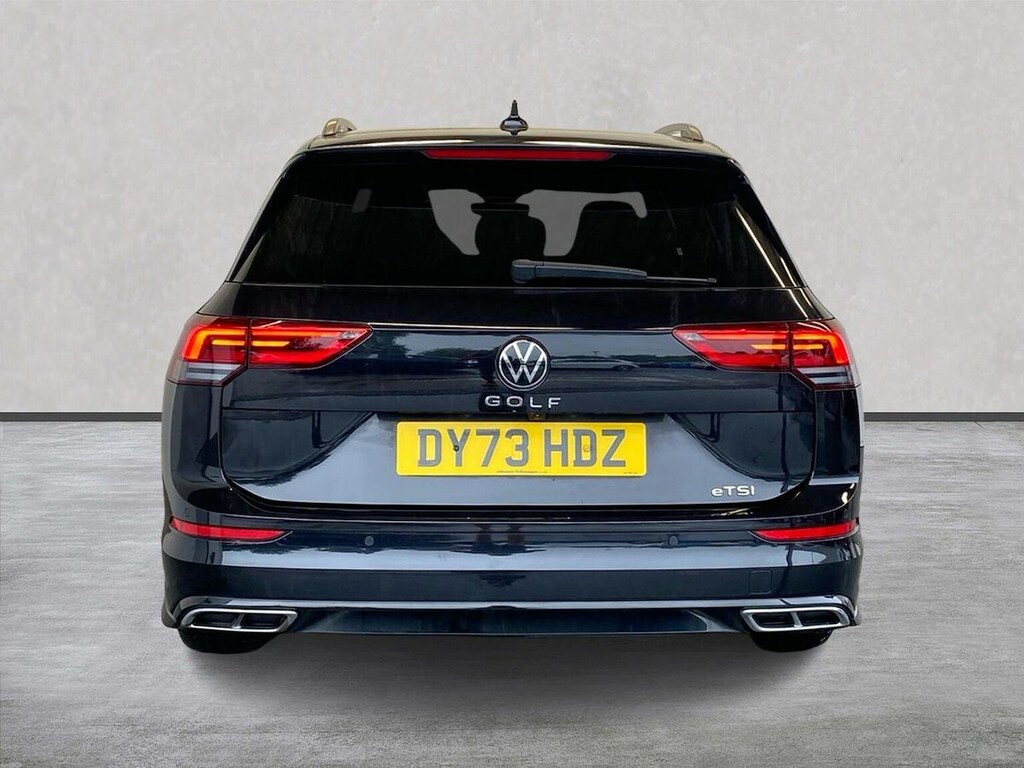Volkswagen Golf 1.5 Etsi Mhev R-line Estate Hybrid Dsg DY73HDZ Black #4