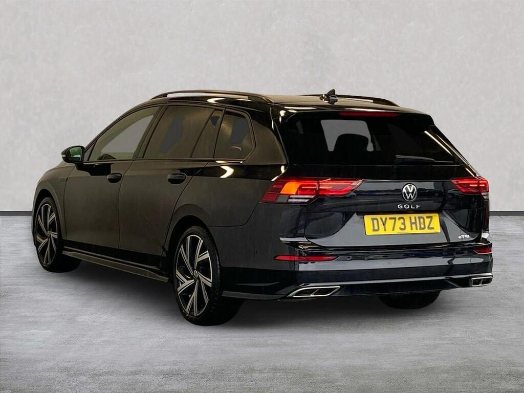 Volkswagen Golf 1.5 Etsi Mhev R-line Estate Hybrid Dsg DY73HDZ Black #2