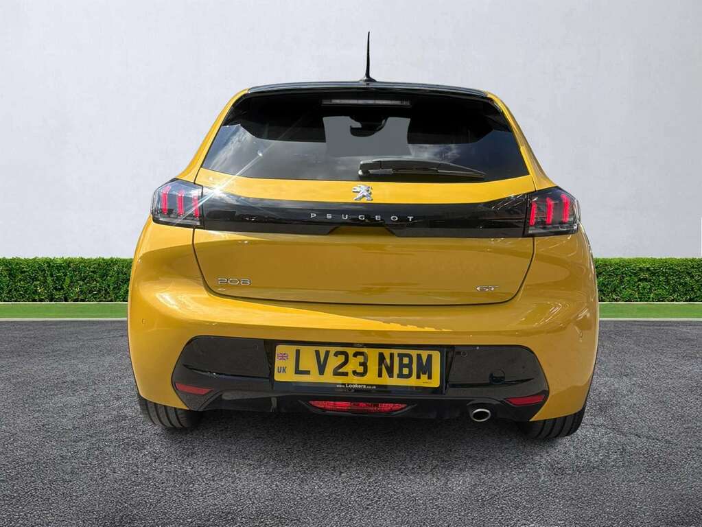 Peugeot 208 1.2 Puretech 100 Gt LV23NBM Yellow #4