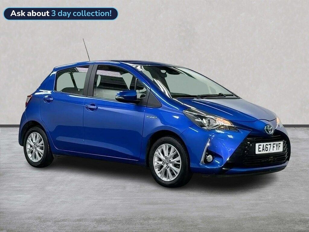 Toyota Yaris 1.5 Vvt-h Icon Tech Hatchback Hybrid E- Blue
