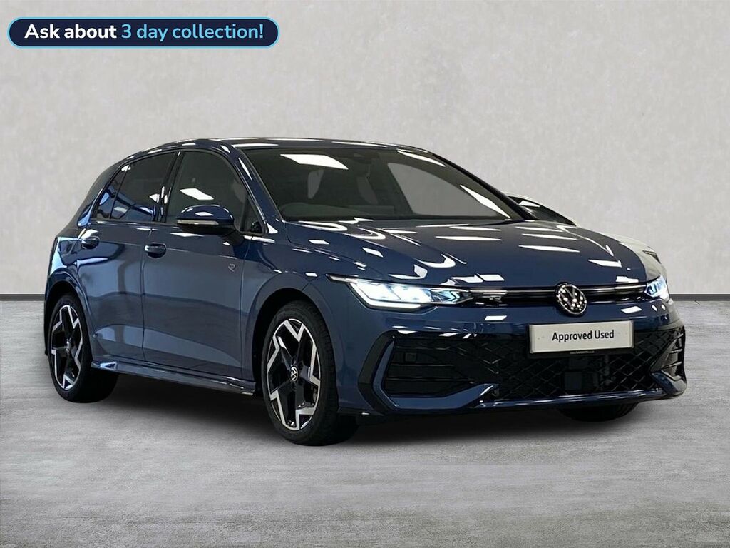 Volkswagen Golf 1.5 Tsi R-line Hatchback Euro 6 DC25UCM Blue
