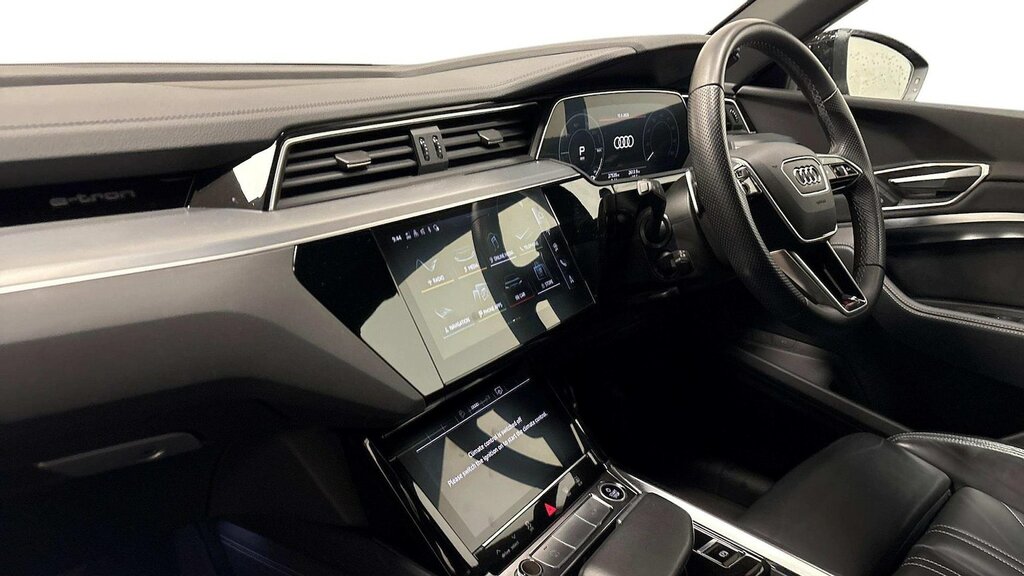 Audi Q8 e tron 55 S Line Sportback Quattro 114K Black #5