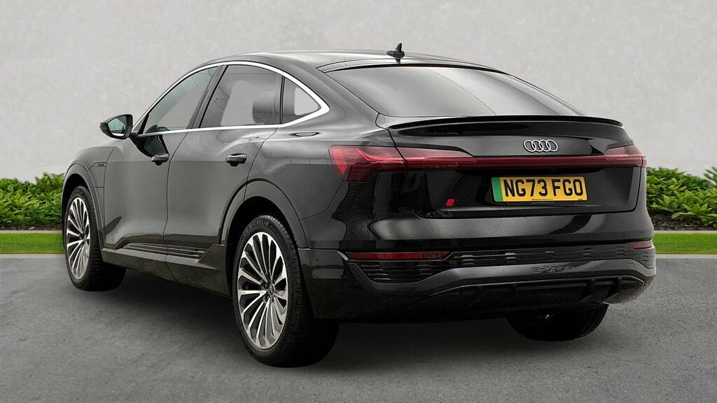 Audi Q8 e tron 55 S Line Sportback Quattro 114K Black #2