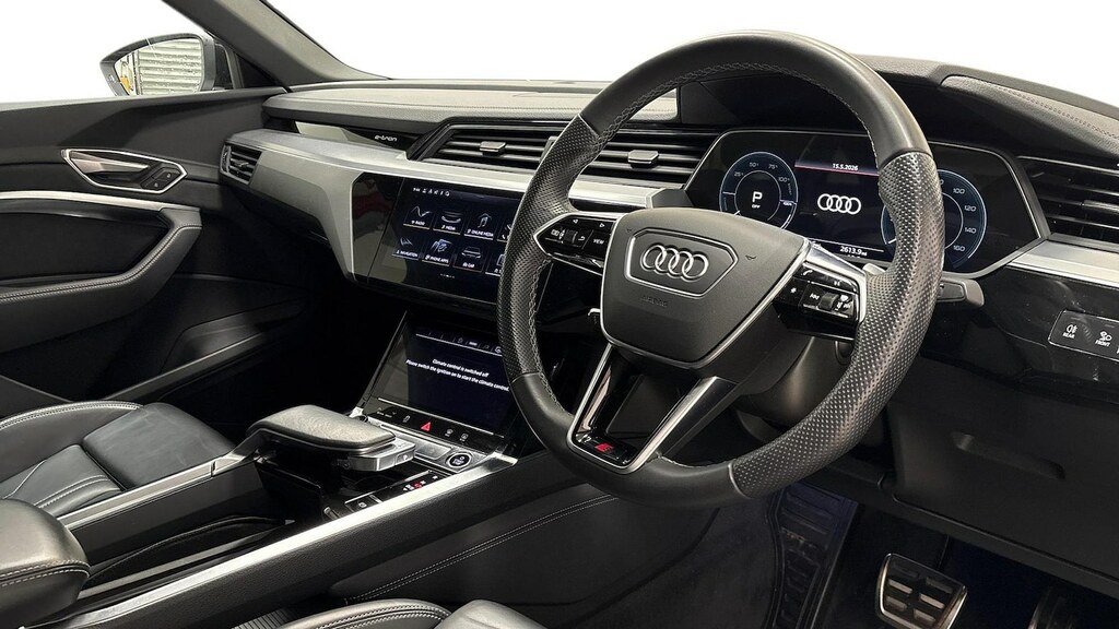Audi Q8 e tron 55 S Line Sportback Quattro 114K Black #6