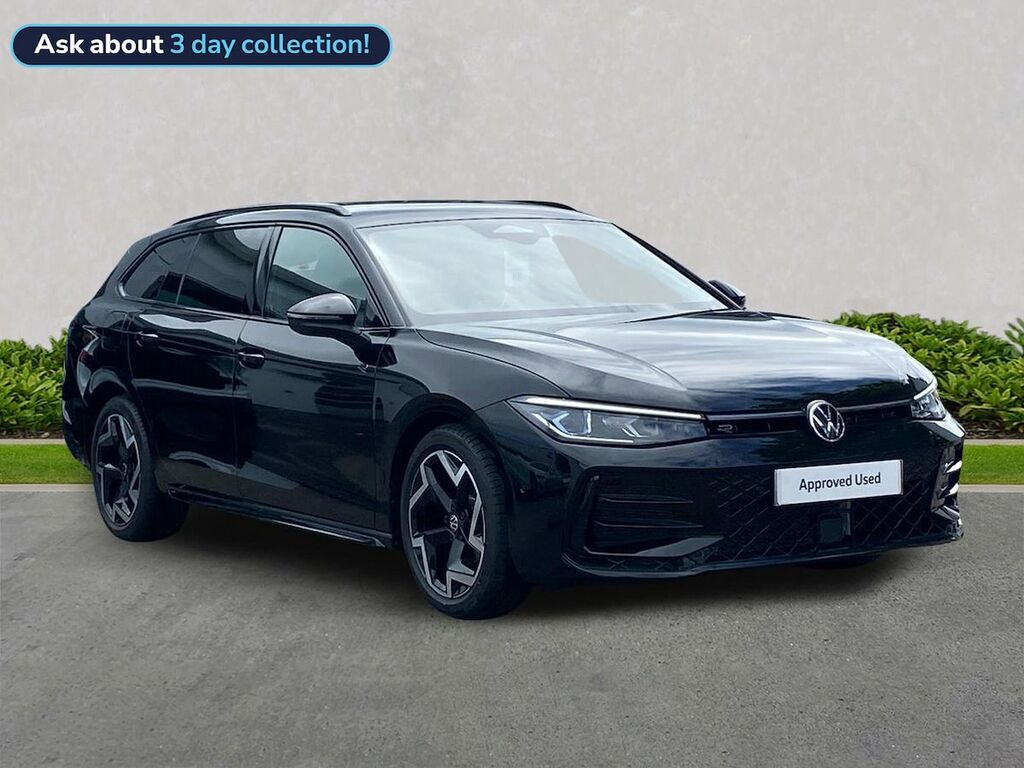 Volkswagen Passat 1.5 Etsi Mhev R-line Estate Hybrid Dsg Black